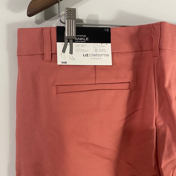 Liz Claiborne Career - Dusty Ceder Emma Ankle Trouser - Picture 9 of 10